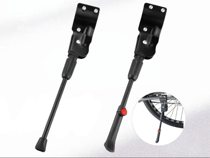 fixed-length three-bolt bicycle kickstand for twenty six inch wheels with reinforced alloy mount Bowlift