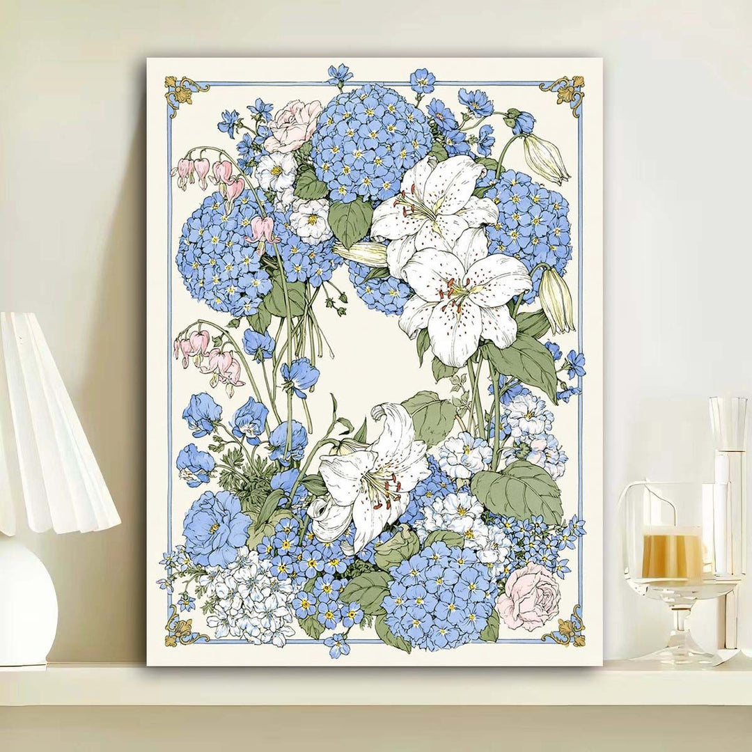 Botanical Floral Wall Art Bowlift