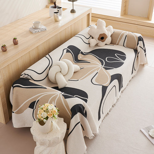 Artistic Patterned Sofa Throw Blanket
