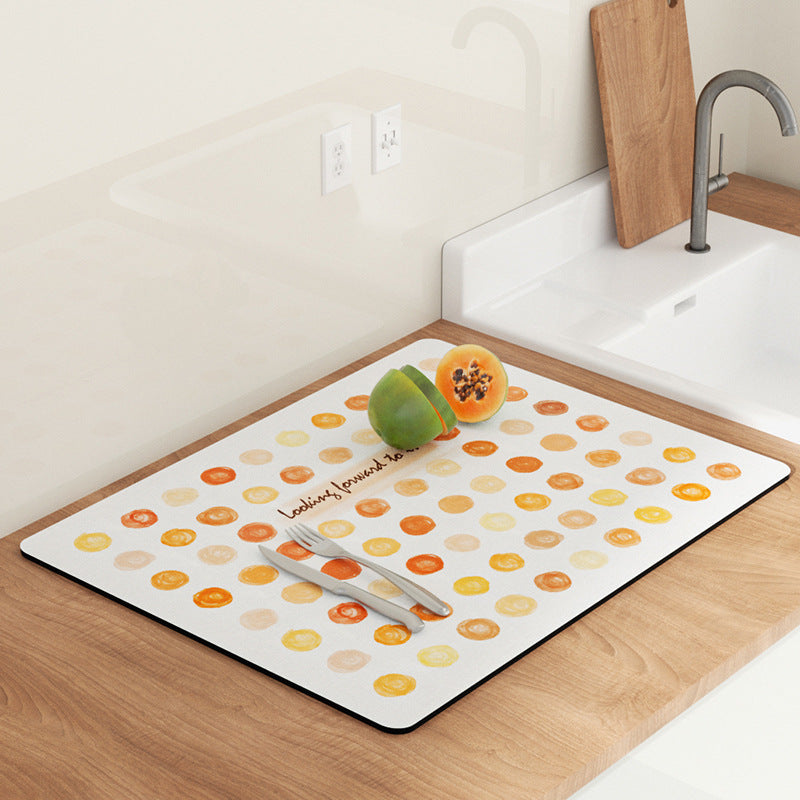 Kitchen Decor Drying Mat
