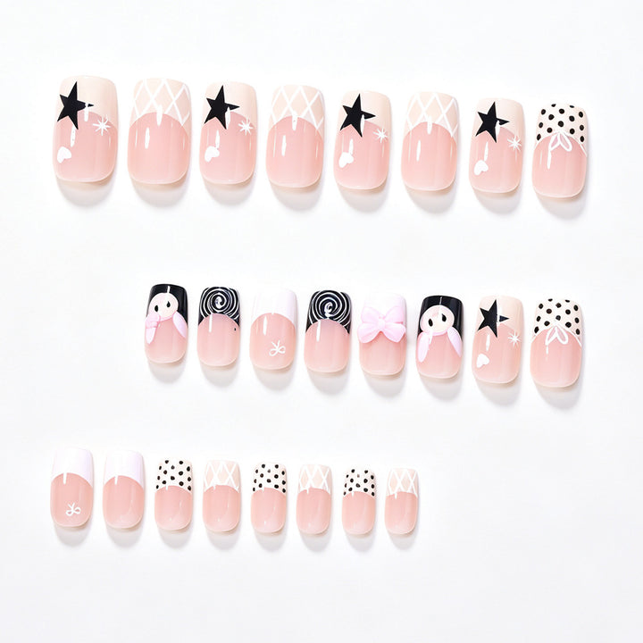 Decorative Graphic Nail Art Tips Bowlift