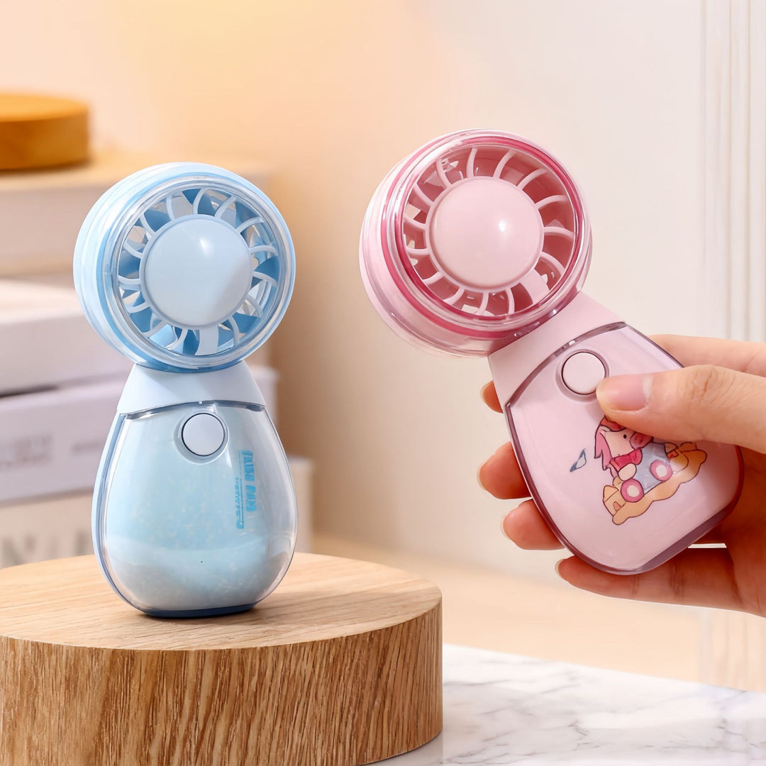 Women Portable Hand Fan with Unique Cat Design Bowlift
