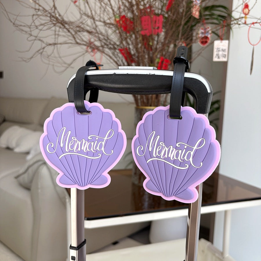 Mermaid Shell-Shaped Luggage Tag Bowlift