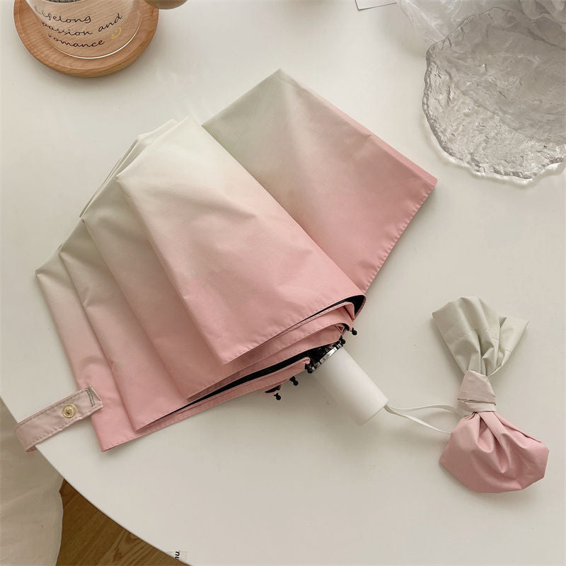 Women's Foldable Umbrella with User-Friendly Opening Mechanism Bowlift