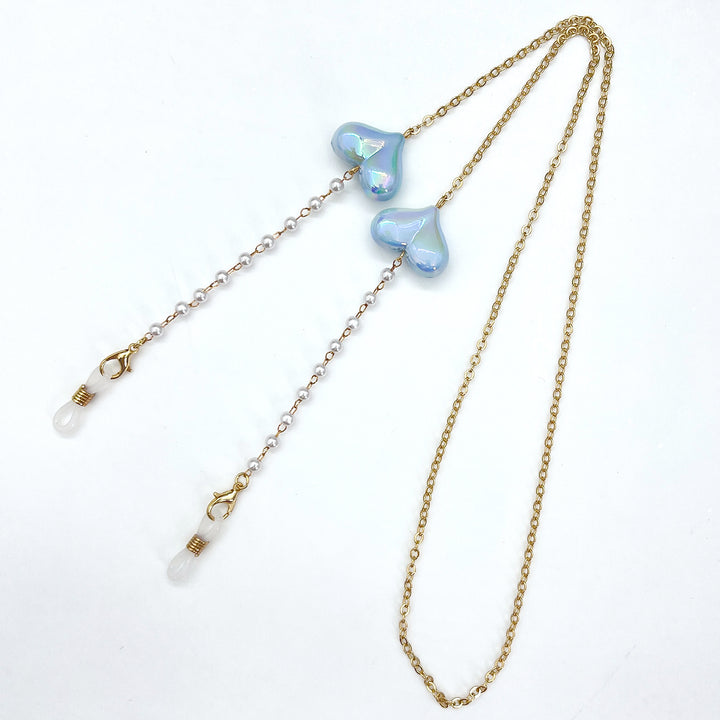 Heart-Detail Eyewear Chain Bowlift