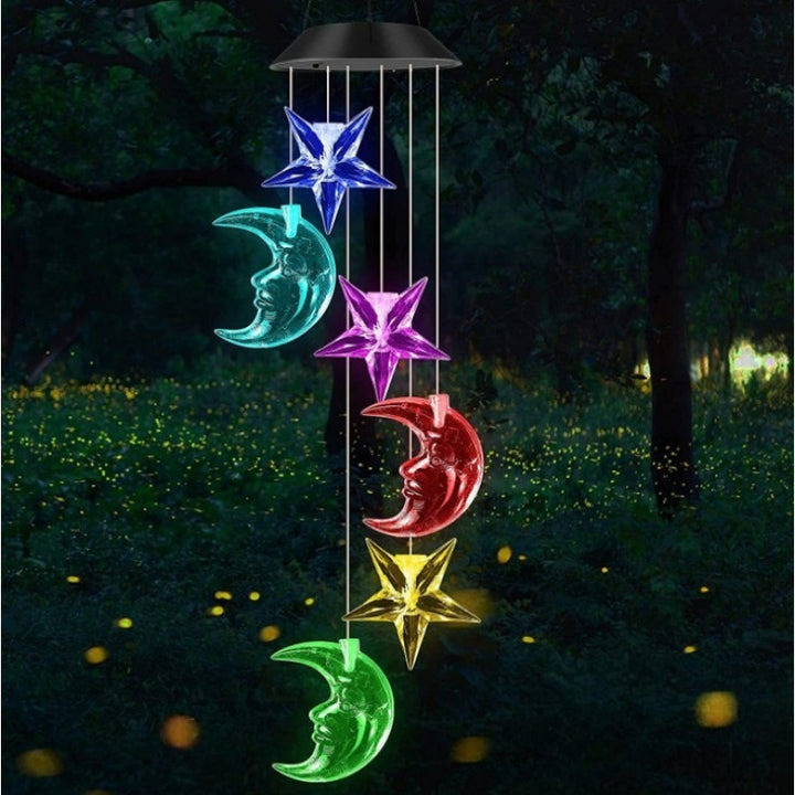 Decorative Flamingo Hanging Mobile Wind Chime Garden Ornament Bowlift