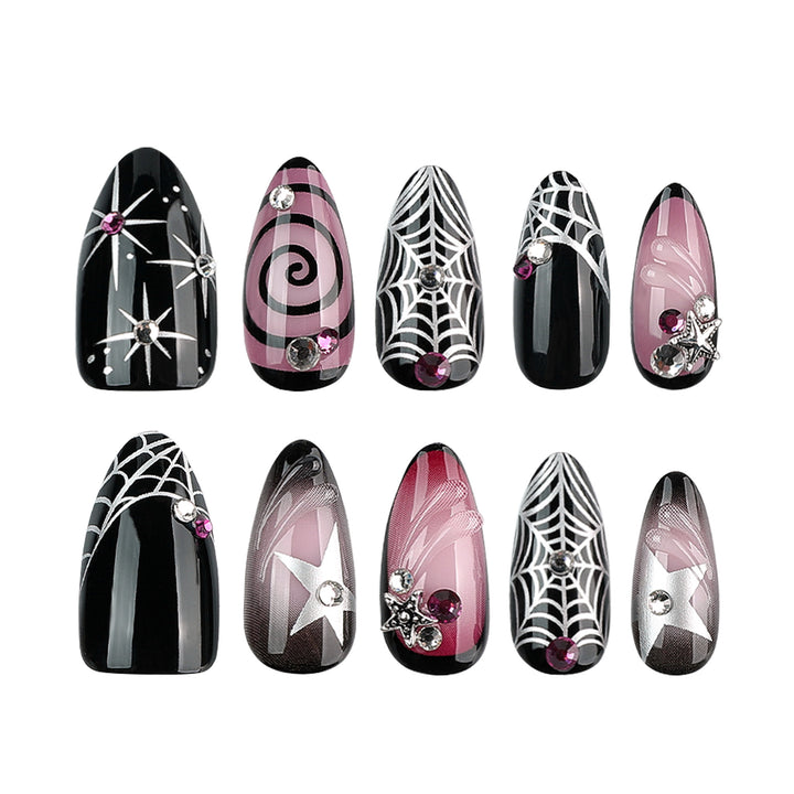 Artistic Halloween Nail Art Bowlift