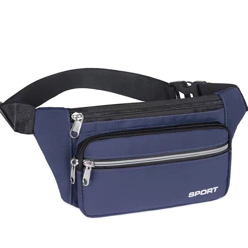 Sporty Waist Bag With Multiple Compartments Bowlift