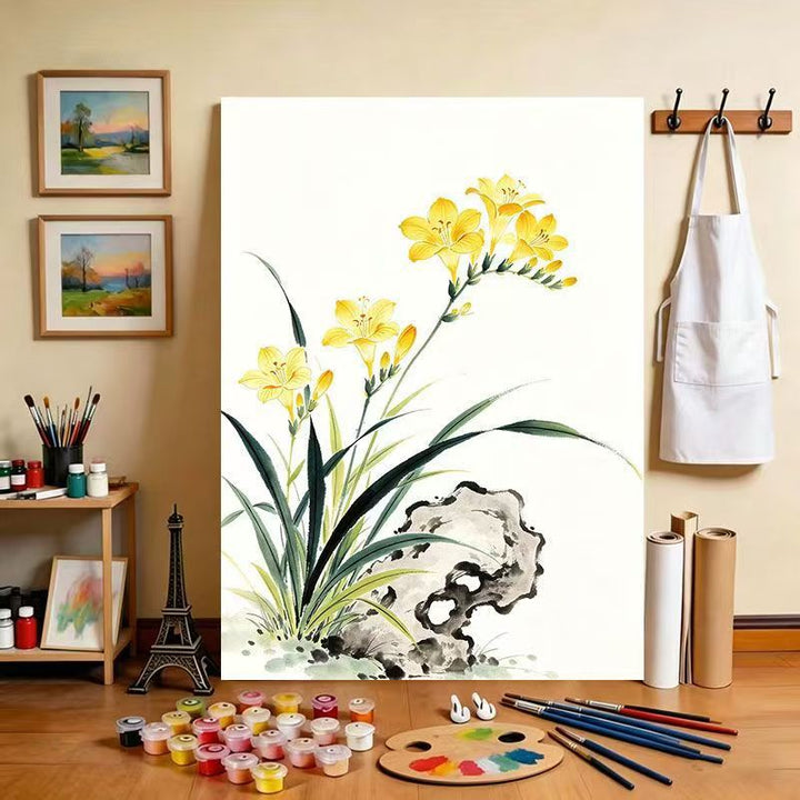 Floral-Inspired Canvas Art Print Bowlift