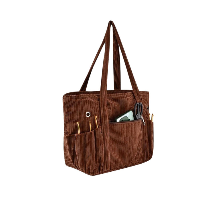 Functional storage bag with multiple outer pockets Bowlift