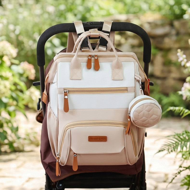 Multi-Pocket Versatile Diaper Backpack Bowlift
