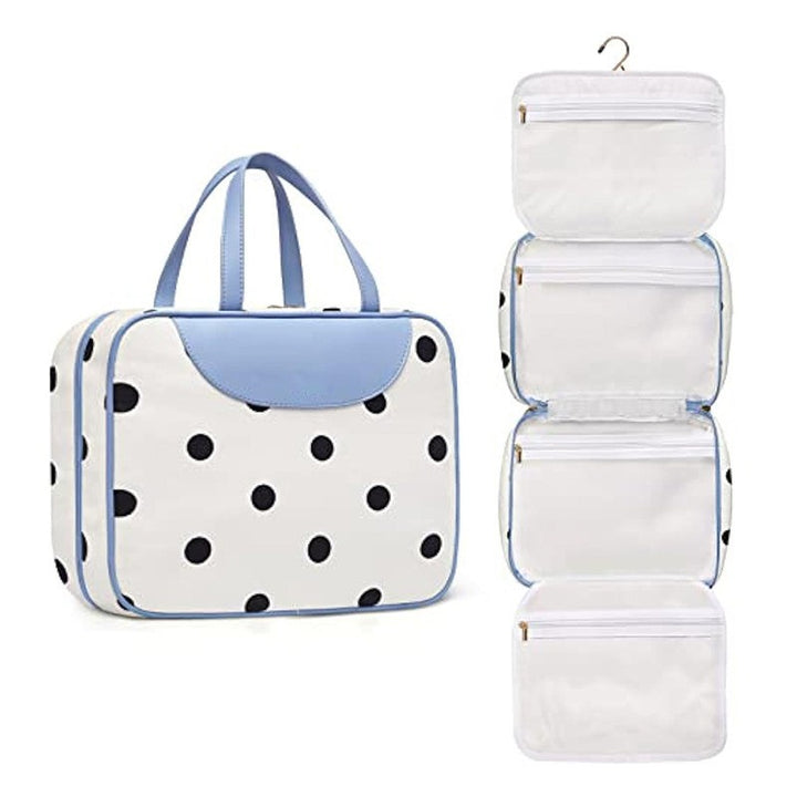 Versatile cosmetic organizer bag with detachable compartment Bowlift