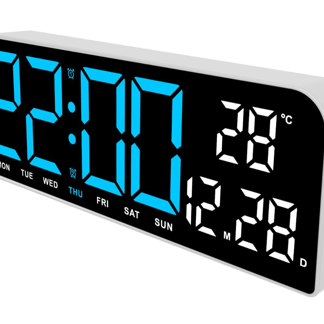 Digital Multifunctional Alarm Clock with Temperature Display Bowlift
