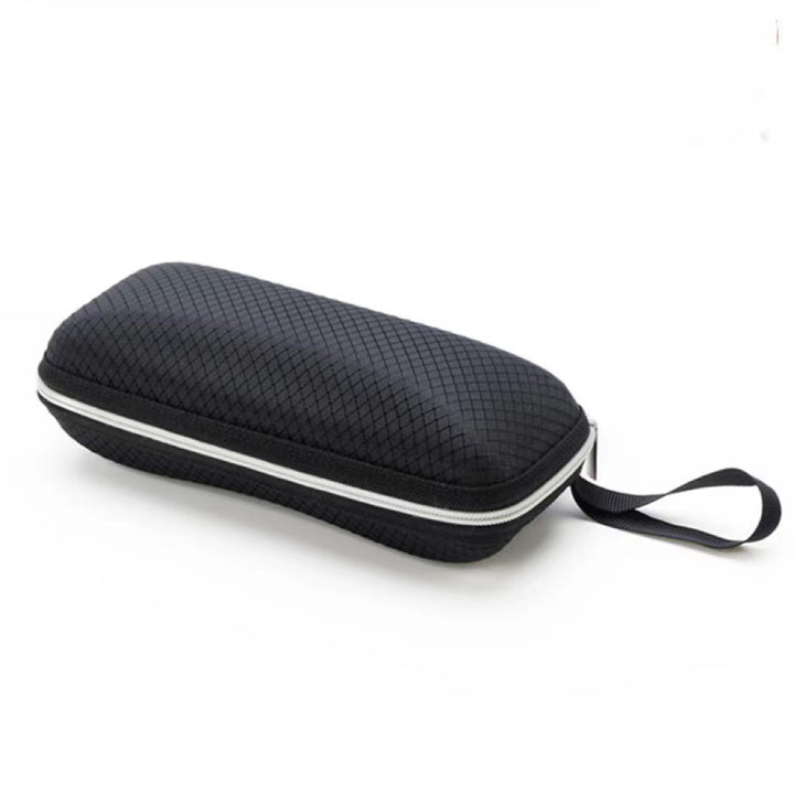 Protective hard shell eyeglass case with wrist strap Bowlift