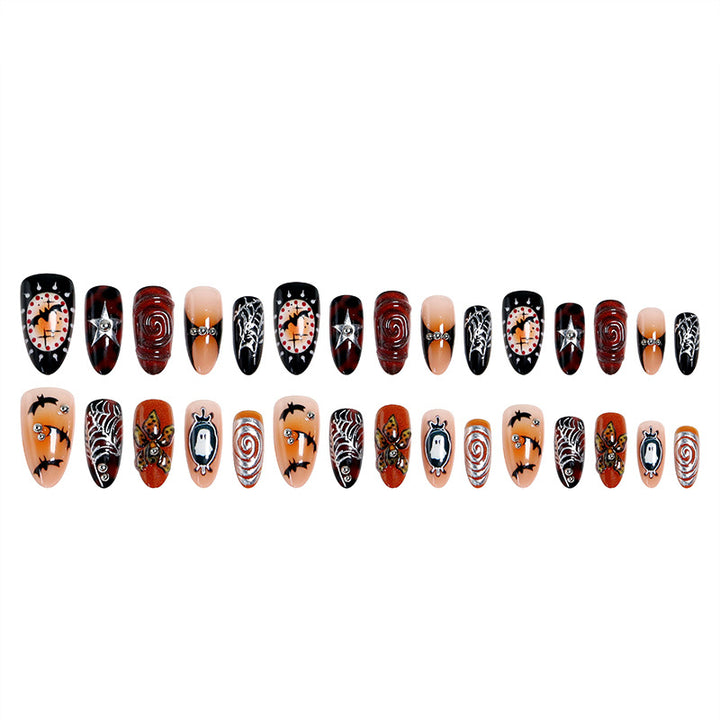 Artistic Halloween Nail Tips Bowlift