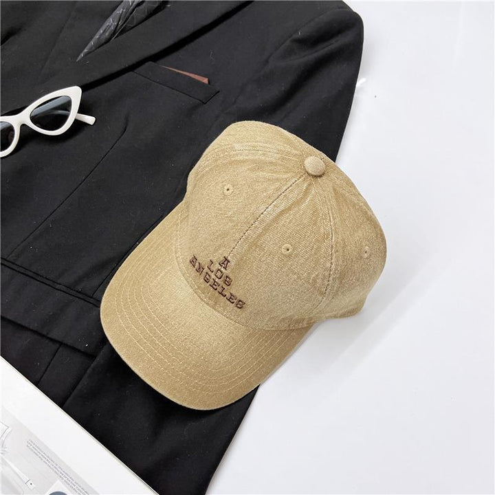 Women's Distressed Vintage Los Angeles Baseball Cap Bowlift