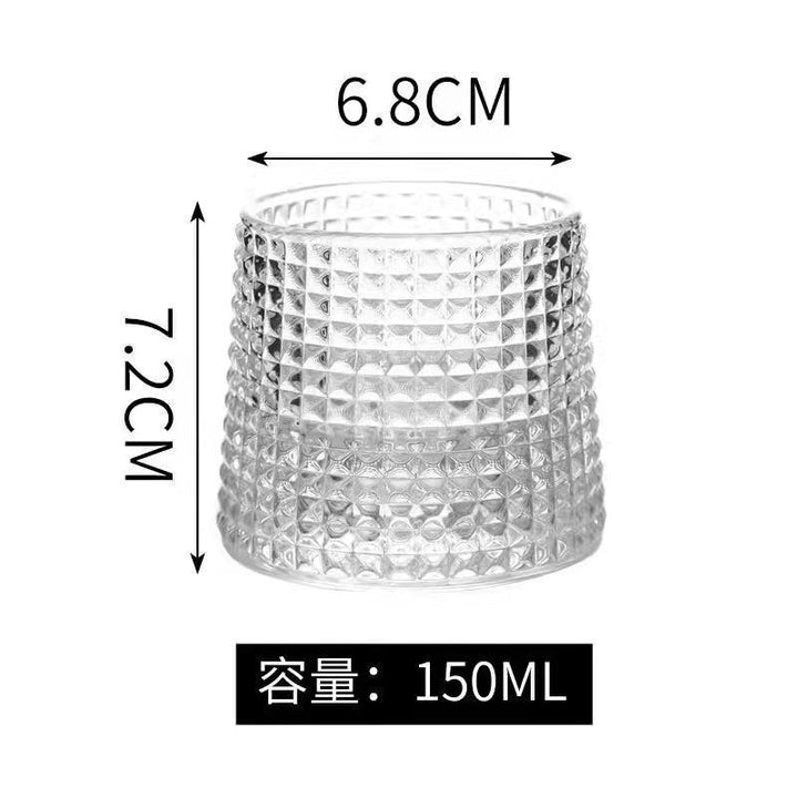 Ladies noble drinking cup made of clear glass Bowlift