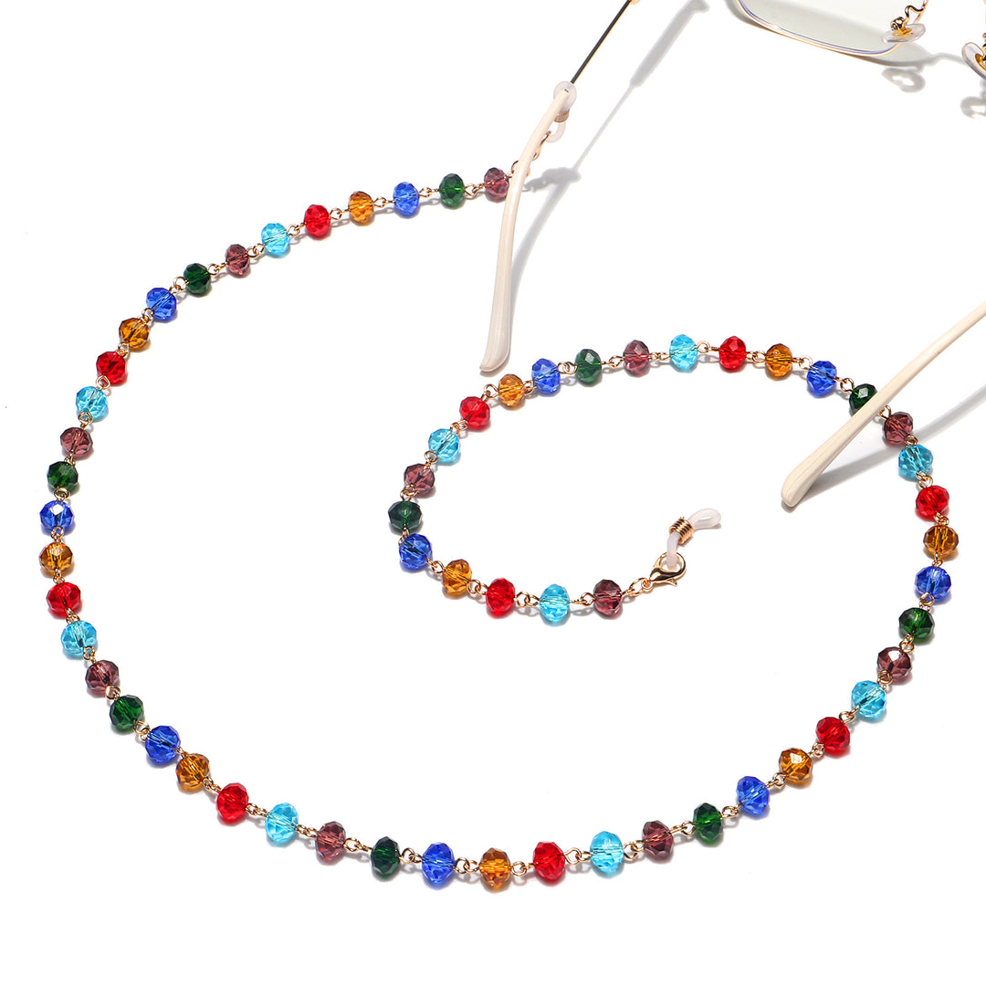 Vibrant Beaded Eyewear Chain Bowlift
