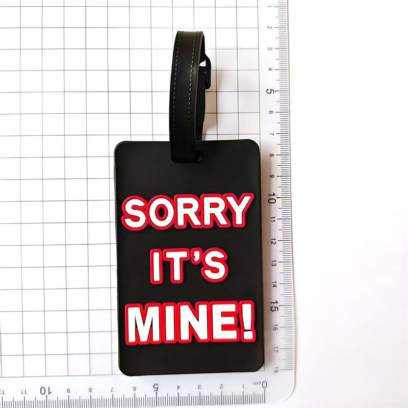 Unisex Fun Statement Luggage Tag Bowlift
