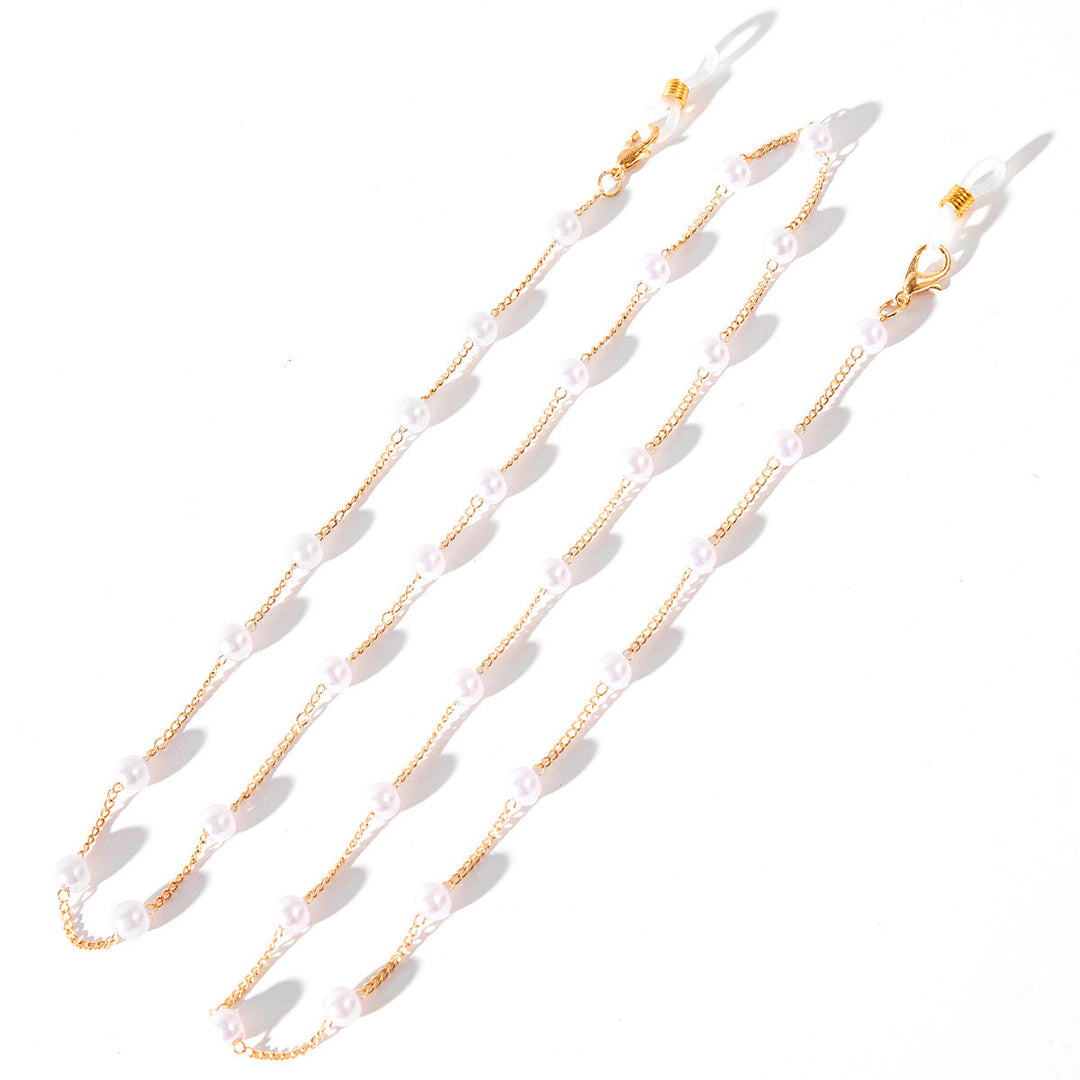 Elegant Pearl Bead Eyewear Chain Bowlift