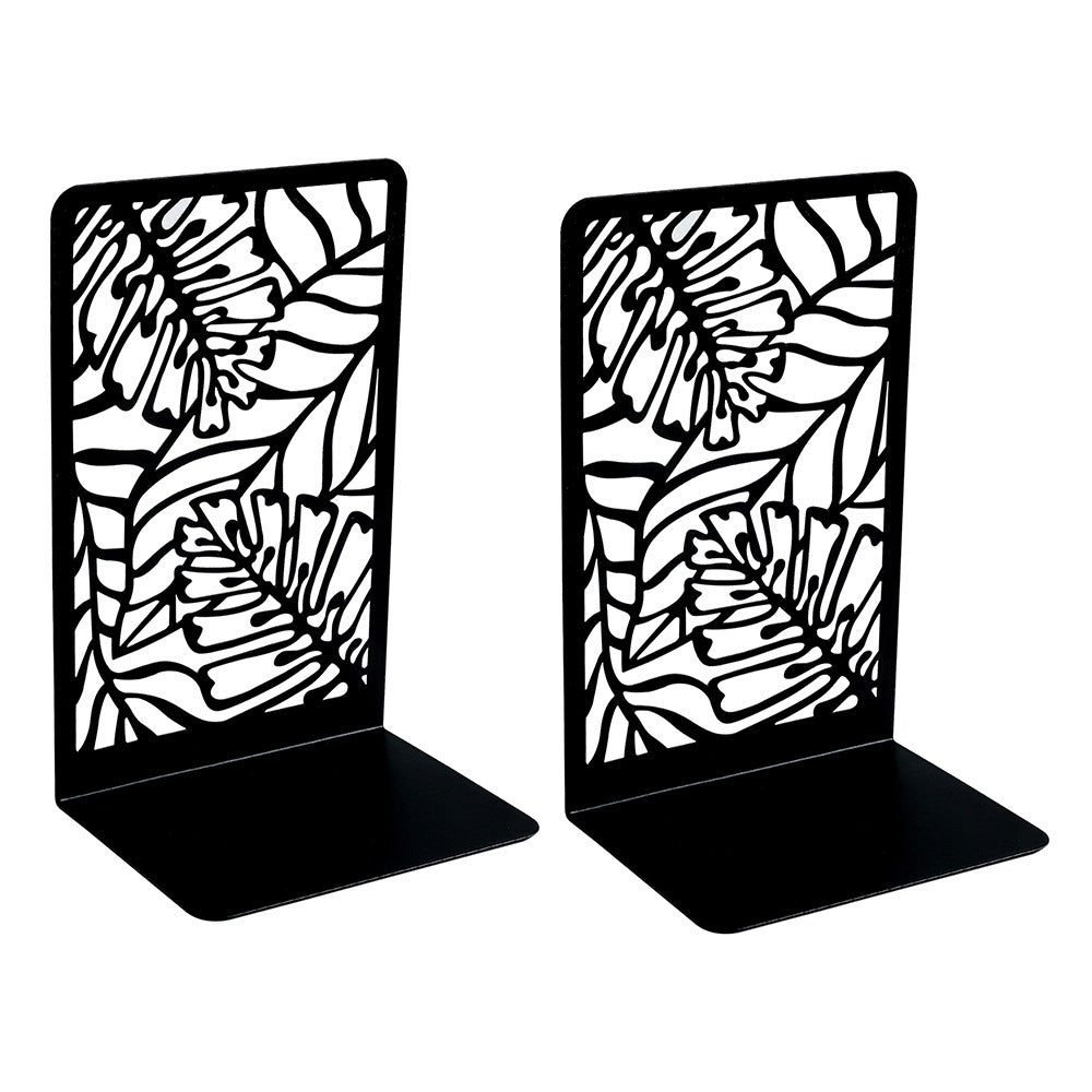 Decorative Leaf Design Bookends