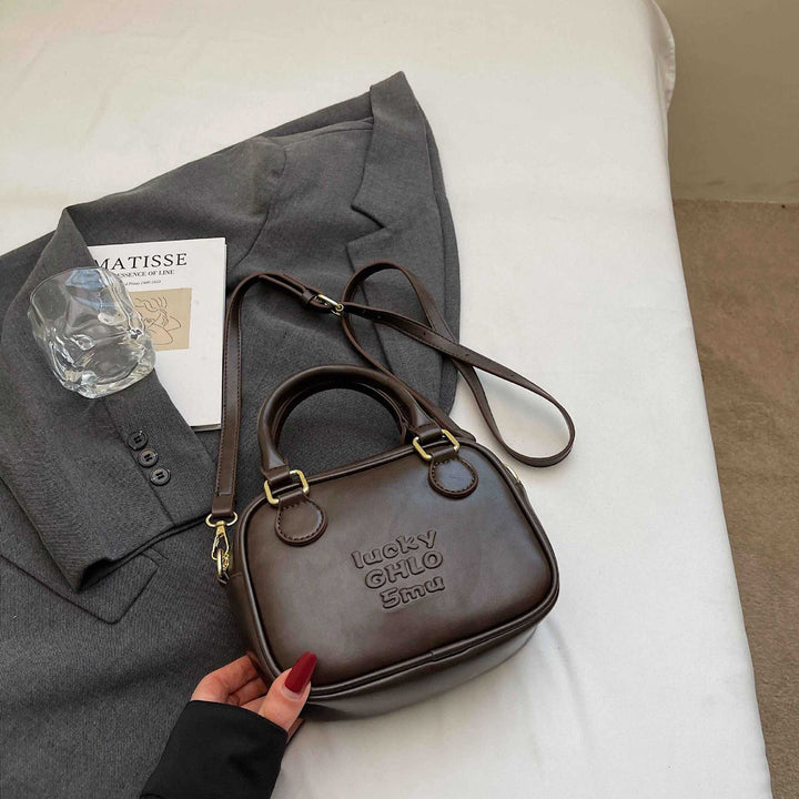 Sleek Structured Mini Shoulder Bag Bowlift