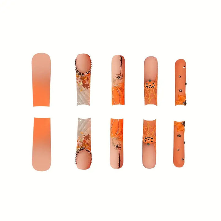 Seasonal Themed Press-On Nail Art Set Bowlift