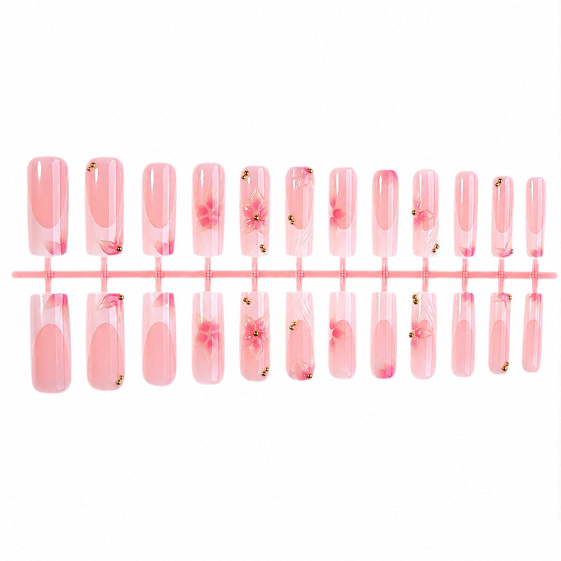 Elegant Decorative Press-On Nails Kit Bowlift