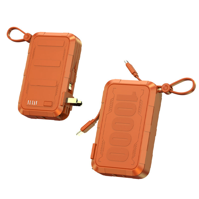 Robust Outdoor Power Bank with Integrated Solar Charging Technology Bowlift