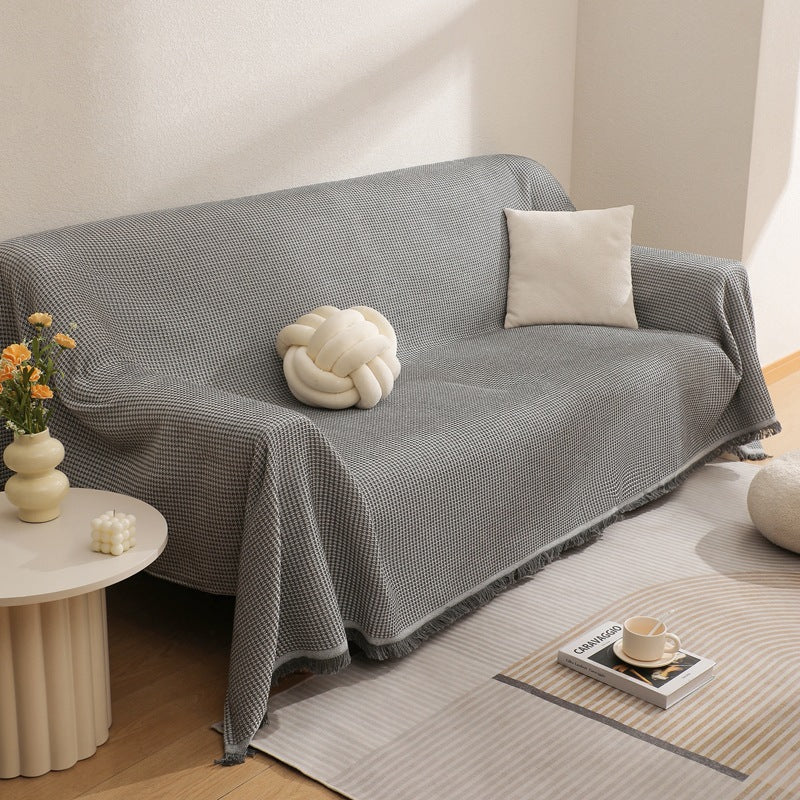 Home Decor Cozy Knitted Blanket