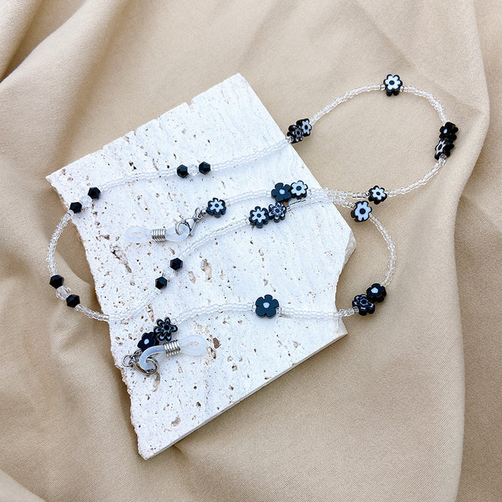 Jewelry holder chain with beads Bowlift