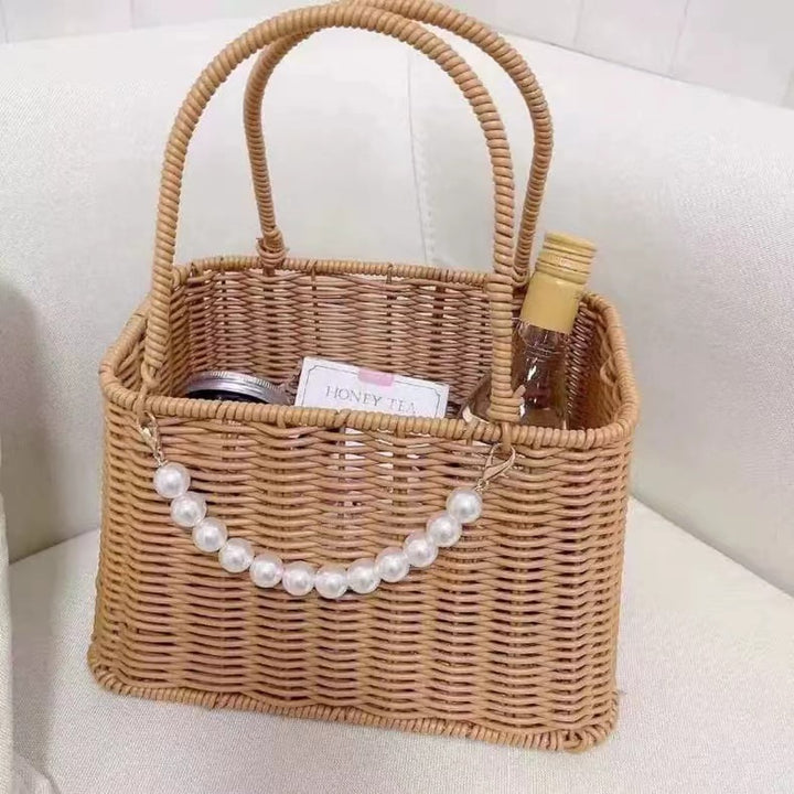Eco-Friendly Storage Woven Basket Bowlift