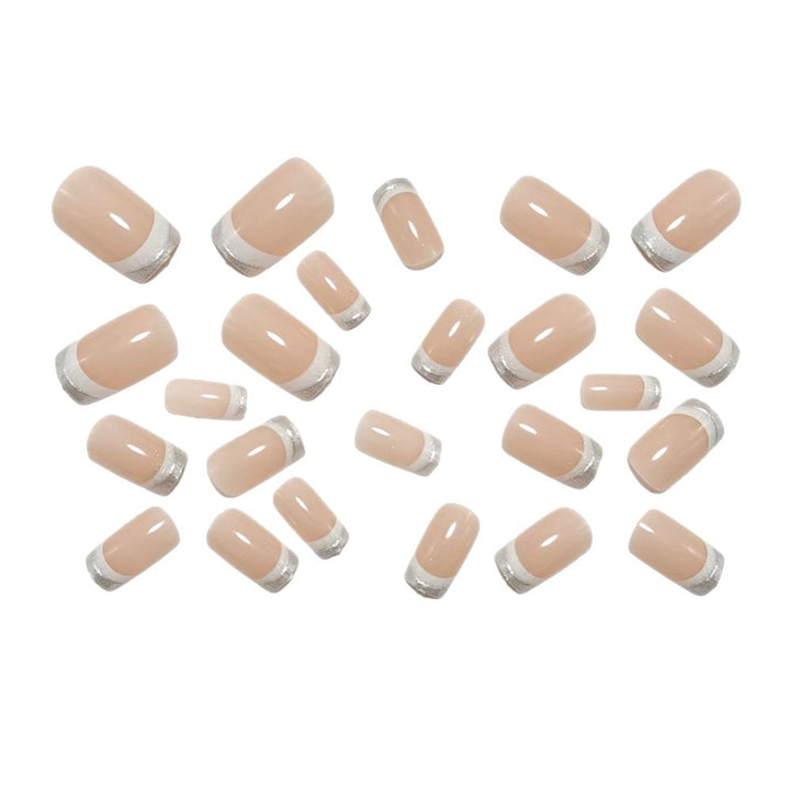Artificial nails with elegant French tips Bowlift