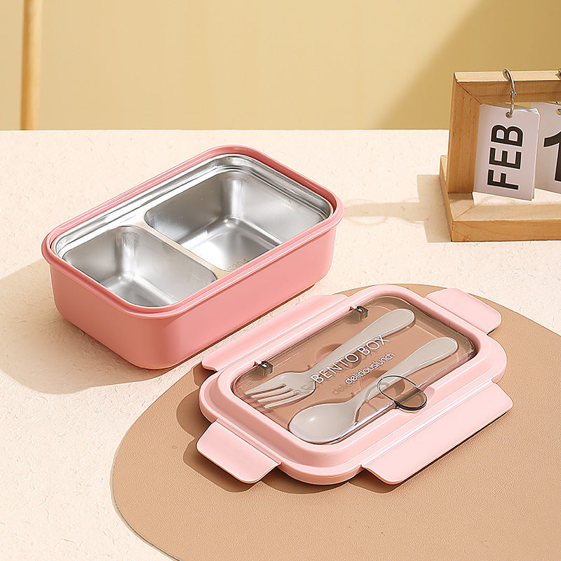 Leakproof Compartmentalized Kids Bento Lunchbox with Removable Round Soup Bowl and Utensil Storage Bowlift