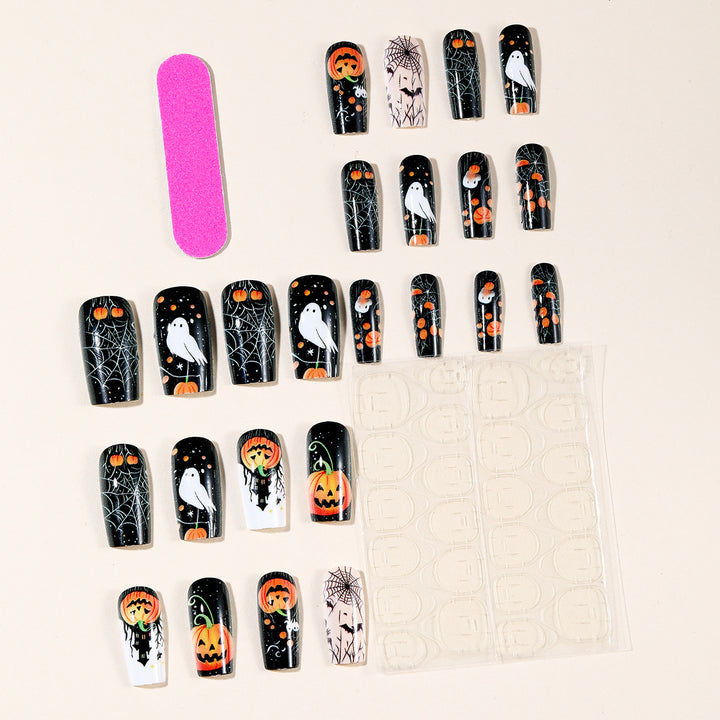 Festive Halloween-Themed Nail Art Bowlift