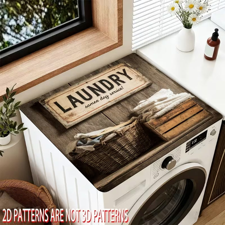 Dog-Themed Laundry Machine Cover