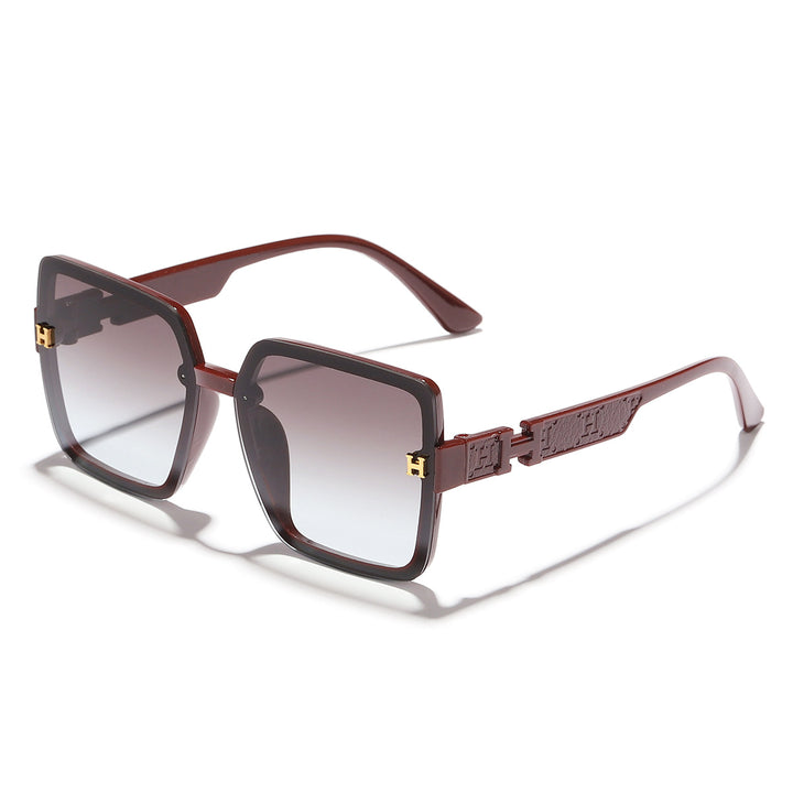 Women's oversized fashionable sunglasses with elegant gradient Bowlift