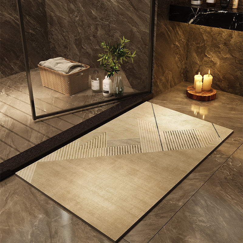 Modern Abstract Non-Slip Bath Mat