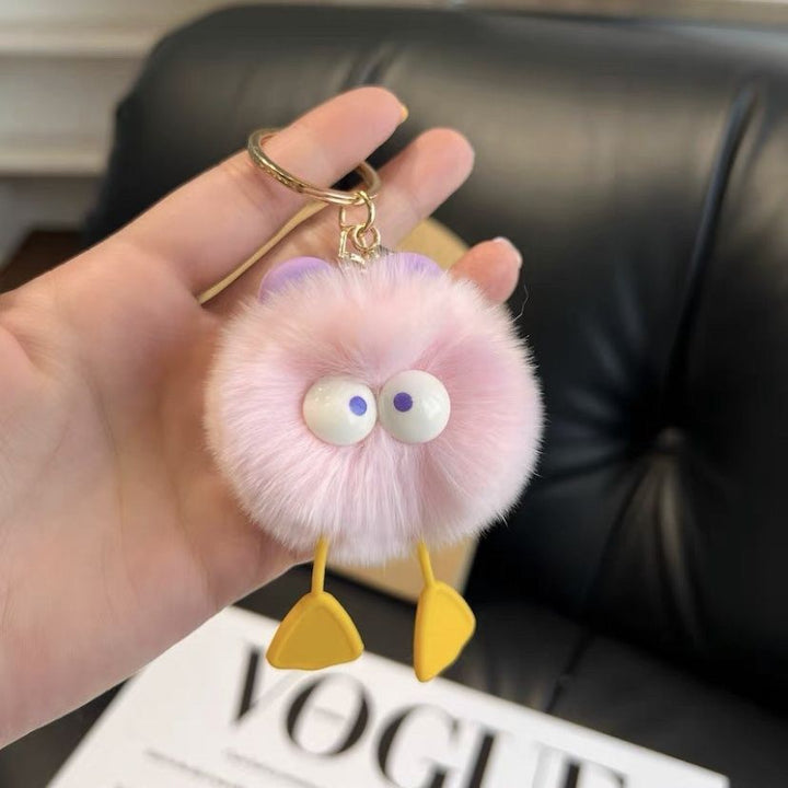 Fun Plush Animal Keychain Accessory Bowlift