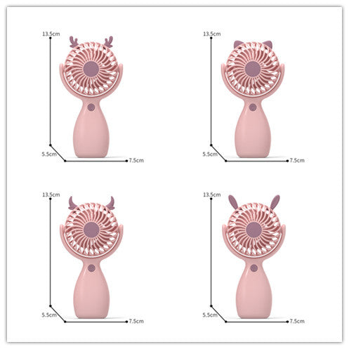 Unisex Portable Handheld Fan with Flexible Design Bowlift