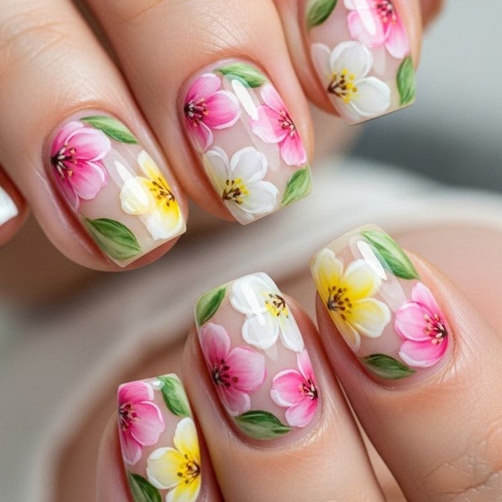 Floral Nail Art Kit Bowlift