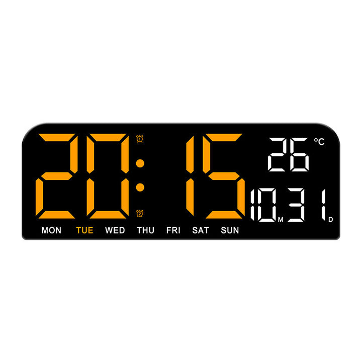 Digital Multifunctional Alarm Clock with Temperature Display Bowlift