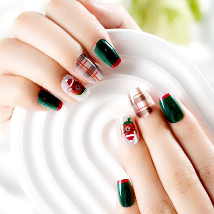 Festive Themed Press-On Nail Set Bowlift
