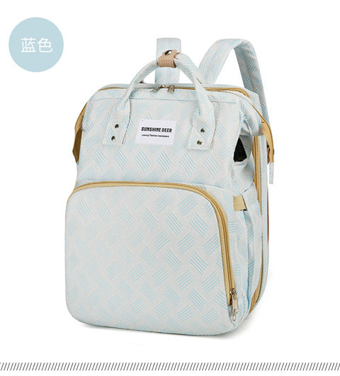 Functional Quilt-Patterned Backpack Bowlift