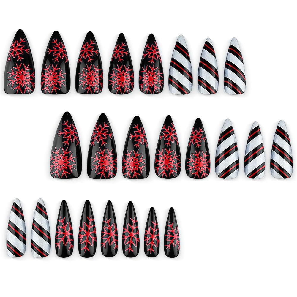 Artificial nails in elegant stiletto design with silky finish Bowlift