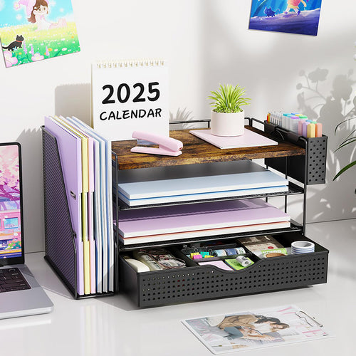 Multi-Functional Mesh Desk Organizer