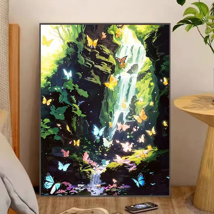 Fantasy Forest Butterfly Wall Art Bowlift