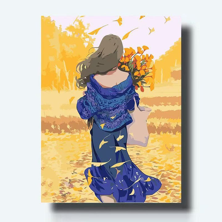 Artistic Floral Canvas Print Bowlift
