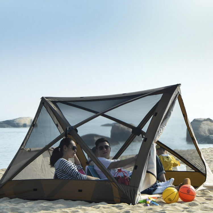 Large Air Tent with Innovative Quick Setup and Breathability Bowlift