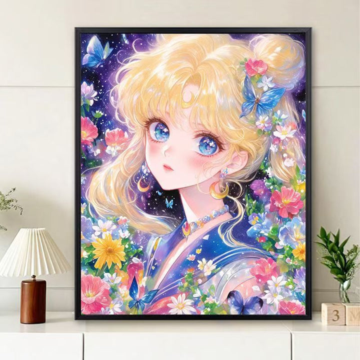 Whimsical Floral Character Art Print Bowlift
